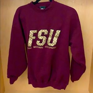 FSU game day football vintage hoodie Large